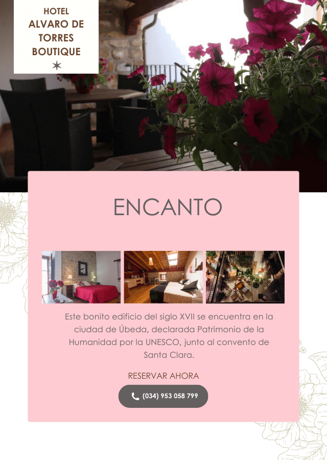 reservas hOTEL ALVARO DE tORRES